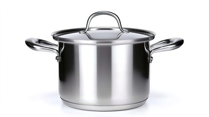 Stainless Steel Pot for Cooking and Boiling on a Stovetop