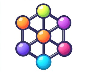 Decentralized Network Icon  Simplified Guidance
