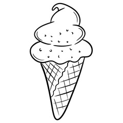 Ice cream Outline
