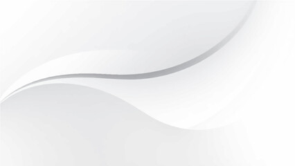 Abstract modern flowing stylish wave in white backgroungs