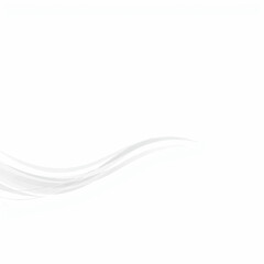 Abstract modern flowing stylish wave in white backgroungs