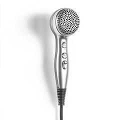 High-Quality Hair Dryer with Stylish Design and Functional Control, Bathroom Accessories Concept.