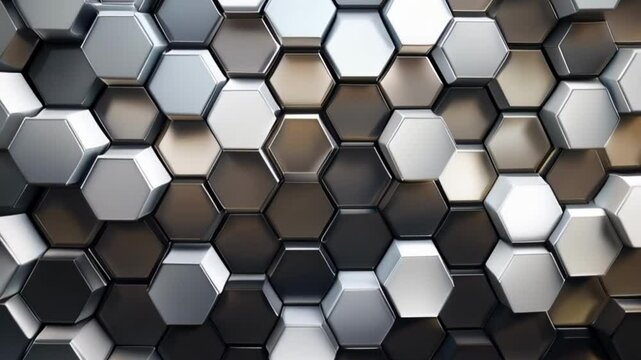 3d render of a black hexagons background, background for web, banners, cover design, book design, poster, cd cover, flyer, website backgrounds or advertising. White background, geometric background