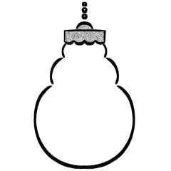 Ornament Shape Hand drawn Doodle.