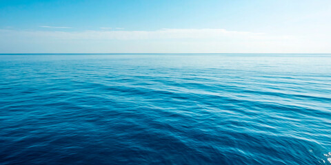 Obraz premium blue sea and blue sky