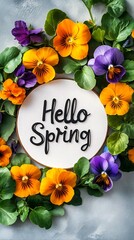 Hello Spring Flowers.