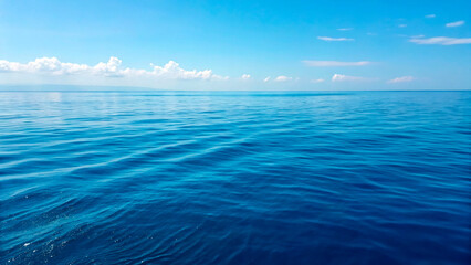 Fototapeta premium blue sky and sea