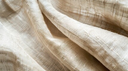 Women's Day: Among the Rustic Textures of the Linen Background, Unleashing the Delicate and Composed Beauty of Women