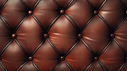 Naklejka premium Rich Brown Leather Texture with Natural Detail