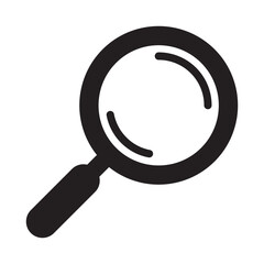 Loupe icon. Magnifying glass icon, magnifier icon.