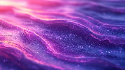 Abstract Purple and Pink Glittering Wave Texture