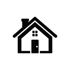 home icon vector sign on white background