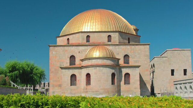 Harmony of Nature and History Rabati Fortress with Birds
