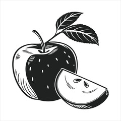 Obraz premium vector illustration of an apple