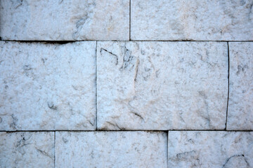 Elegant white stone wall showcasing timeless architectural beauty