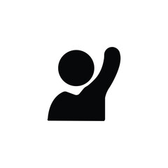 hand over human icon lifting people grey vector for your website and projects answer