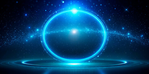Obraz premium abstract blue background