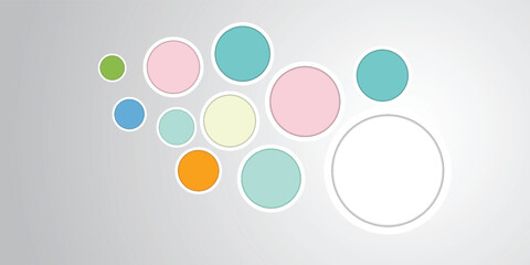 Creative abstract colorful geometric paper compositon background. modern background. EPS 10