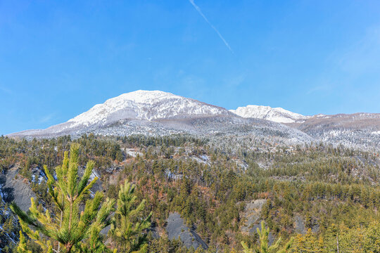 Mont Guillaume Draped in Snow &ndash; A Breathtaking Winter Wonderland in the Heart of the Hautes-Alpes