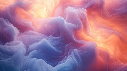 Obraz premium Abstract Pastel Swirling Fabric Texture Design