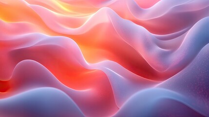 Obraz premium Abstract Pink and Blue Wave Pattern Design