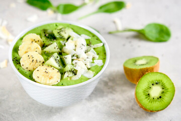 Kiwi and banana bowl 