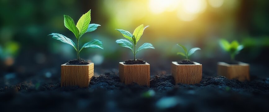 Graph with an Upward Trend Indicating Business Growth and Success