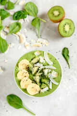 Kiwi and banana bowl 