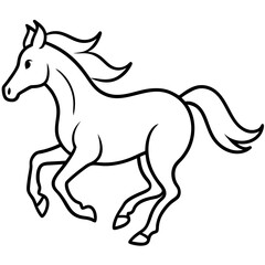 Obraz premium Running horse 