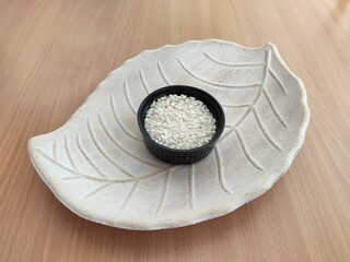 White rice on the table