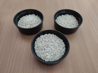 White rice on the table