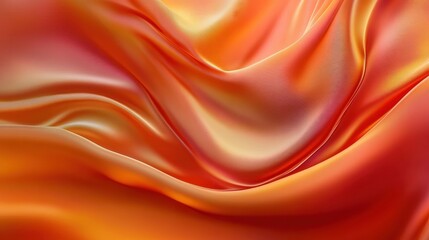 Obraz premium Abstract Satin Fabric with Rich Folds and Sheen