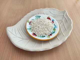 White rice on the table