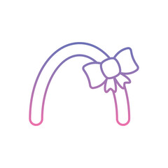 Hair band icon vector stock illustration