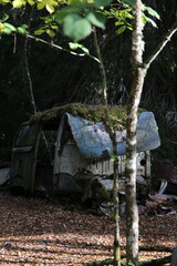 old wooden house