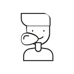 Chewing Gum icon vector stock illustration