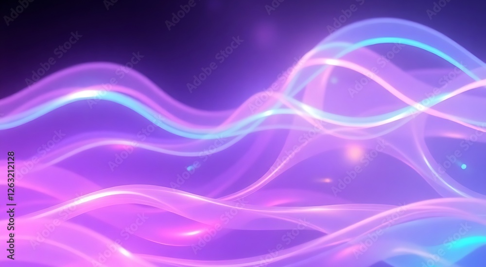 Wall mural Abstract background with waves.