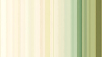 Obraz premium Abstract Vertical Stripes in Pastel Greens and Creams