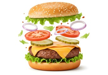 Deconstructed Hamburger