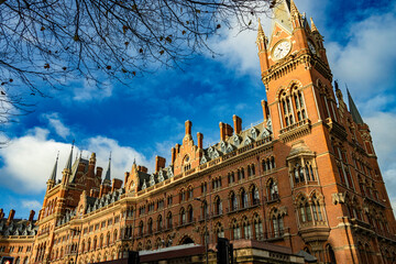 Fototapeta premium St. Pancras, an architectural gem in the heart of London