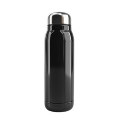 3D Thermos Bottle on Transparent Background 