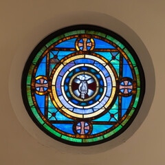 Stained Glass window in a church