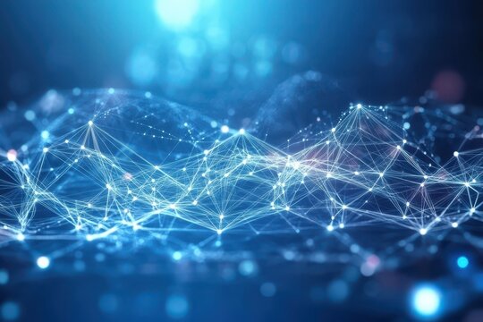 Digital abstract background ideal for depicting a wide range of applications including network capabilities