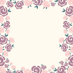 Pastel flowers wedding, save the date, floral bloom nature celebration background vector illustration