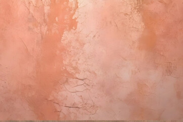 Fototapeta premium Textured wall with soft peach tones and subtle variations in surface detail in a natural lighting setting