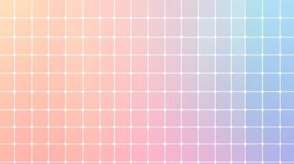 Fototapeta premium Pastel Grid Pattern Soft Color Gradient Background