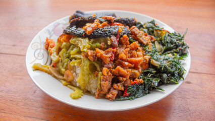 Traditional Javanese Eel Dish (Welut), Authentic Indonesian Cuisine