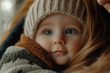 Family celebrating a childs first steps made generative AI