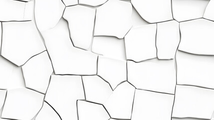 White cracked wall seamless pattern background