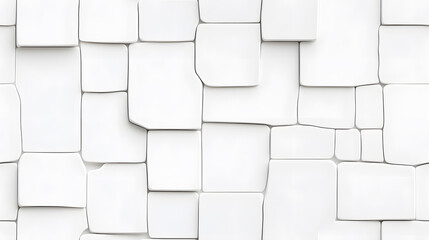 Obraz premium White cracked wall seamless pattern background